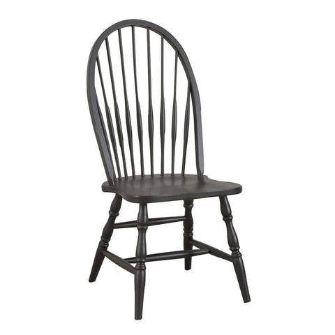 Winston Deluxe Windsor Chair: Ant. Black