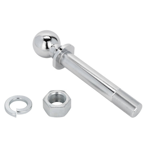 Camco Eaz-Lift ReCurve R6 Chrome Hitch Ball | Features a 2-5/16-Inch Diameter Ball, 7 ½-Inch Shank, 15,000 lb. Tow Rating | for RV or Trailer Towing (48760)