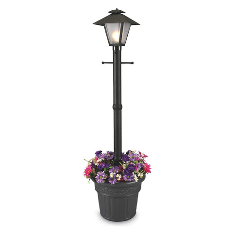 Patio Living Concepts 66000 Cape Cod 80-Inch 100-Watt Planter Lamp, Black