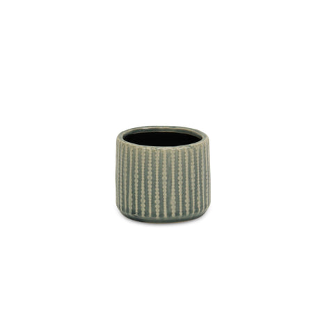 Cheung's Home Decorative Modern Arianthe Orb Patterned Ceramic Pot - Small