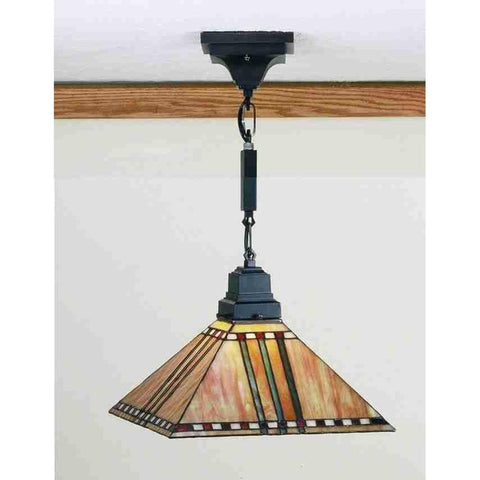 Meyda Home Indoor Decorative Ceiling Light 13"Sq Prairie Corn Pendant-49158
