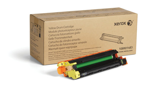 Xerox Genuine Yellow Drum Cartridge 108R01483-40 000 Pages for Use in Versalink C500/C505 Toner, 1 Size