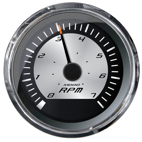 Faria Beede Instruments Beede F22009 Platinum Tachometer (7000 RMP) for Gas Onboard, Outboard, I/O Applications - 4'