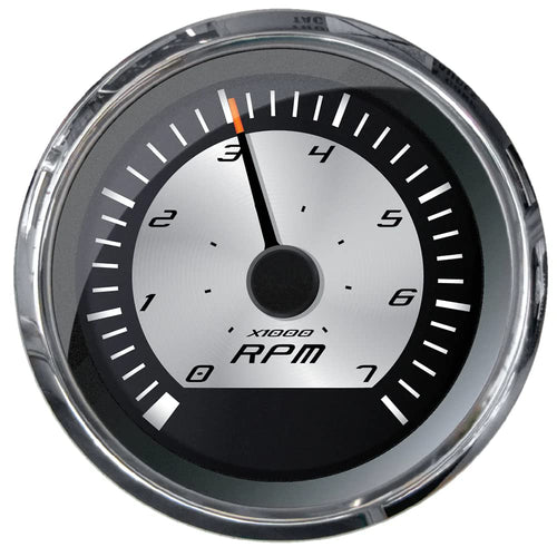Faria Beede Instruments Beede F22009 Platinum Tachometer (7000 RMP) for Gas Onboard, Outboard, I/O Applications - 4'