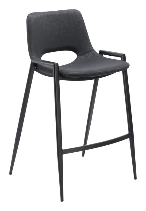 Zuo Modern Counter Chair Set, Black