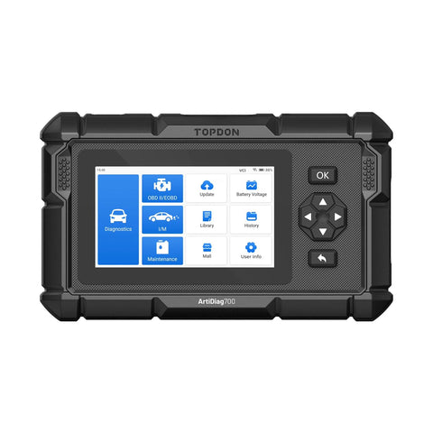 Topdon 5-inch Scan Tool - All Systems Scan, 15 Service Functions