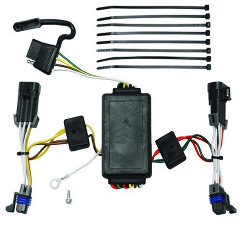 TEKONSHA Tow Ready 118418 T-One® T-Connector Harness, 4-Way Flat, w/Circuit Protected Converter, Compatable with 2002-2007 Saturn Vue