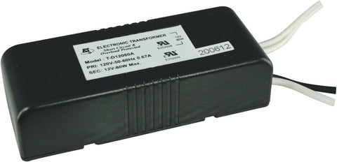 120V Input, 12V Output for Halogen lamp only, 60W. Class 2