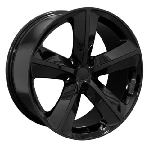 OE Wheels LLC DG05-20090-5115-20B Black Wheel Painted (20 x 9. inches /5 x 115 mm, 20 mm Offset)