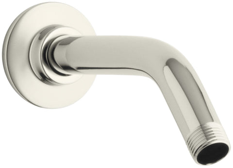 KOHLER K-7397-SN Showerarm and Flange, 7-1/2-Inch Long, Vibrant Polished Nickel