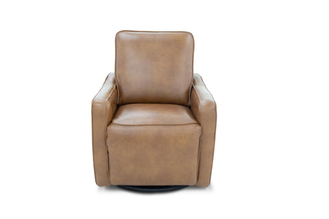 BarcaLounger Mara Power Swivel Glider Recliner-Fresco-Honey