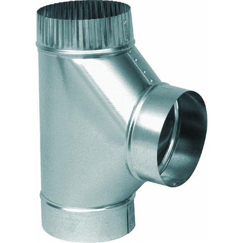 UNITED STATES HDW GV0883-A 4" 26GA Galvanized Tee