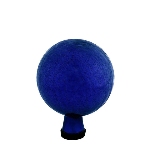 Achla Designs 6-Inch Crackle Gazing Globe Ball, Blue