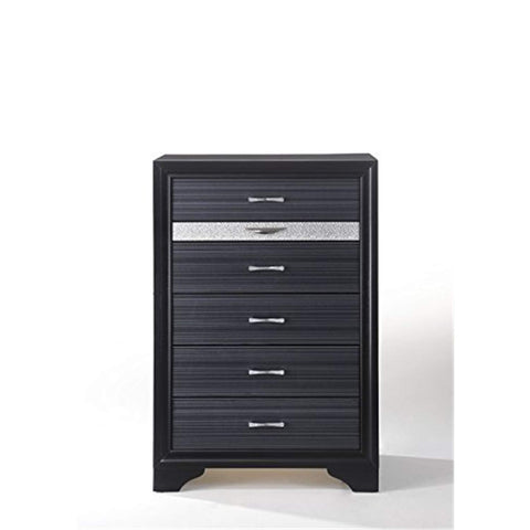 Acme Naima 6 Drawers Chest in Black