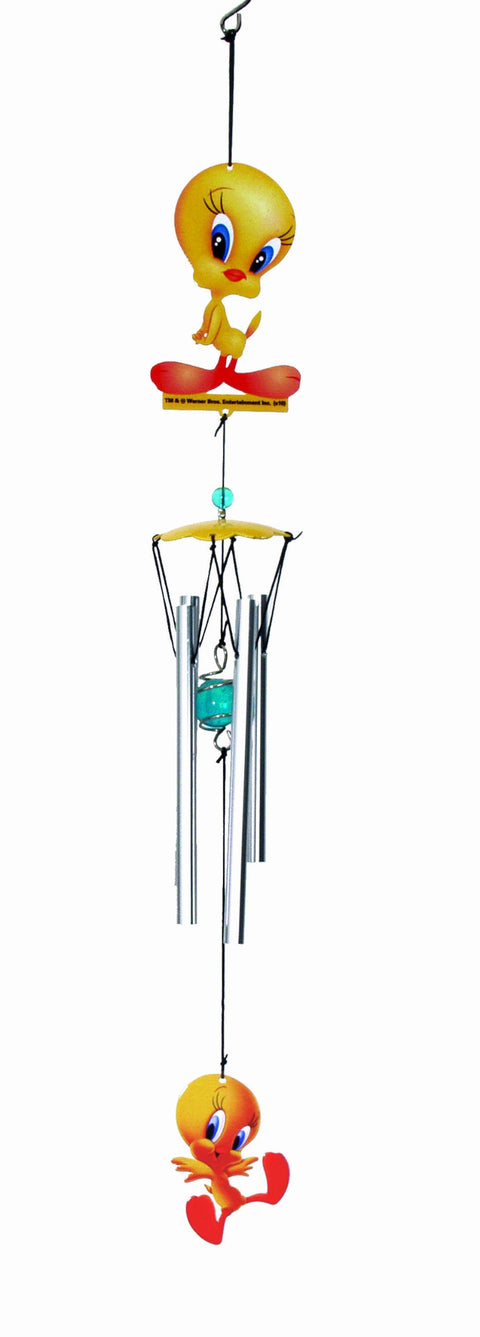 Spoontiques Tweety Wind Chime, Multicolored - Outdoor Garden Décor - Decorative Chimes for Yard, Garden, Backyard and Patio Decoration