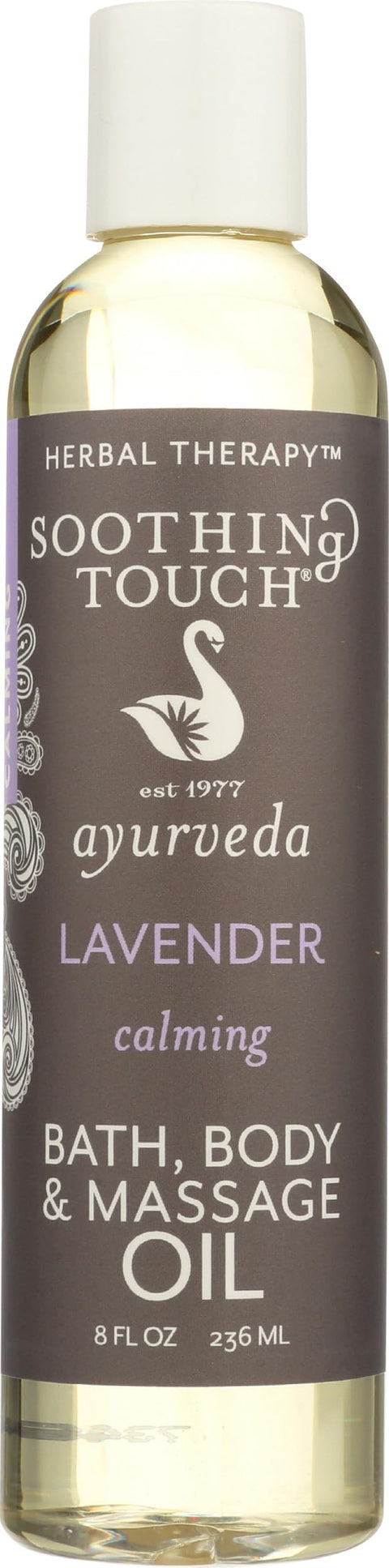 Soothing Touch Bath Body & Massage Oil, Calming Lavender - 8 Oz