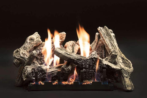 Empire Burncrete Driftwood Gas Logs Only, 18-Inches (LS18CD)