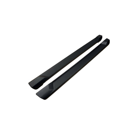 Black Horse OEM Replica Running Boards Black Compatible with 2018-2026 Jeep Wrangler JL(Incl. 2020 diesel engine & Excl. plug-in Hybrid and trims with Fox Hydraulic Jounce Bumpers)-RJEWRJL