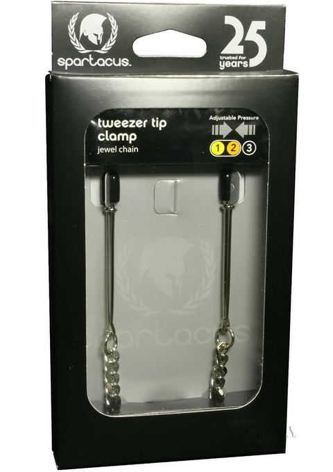 Spartacus Adjustable Tweezer Clamps W/link Chain