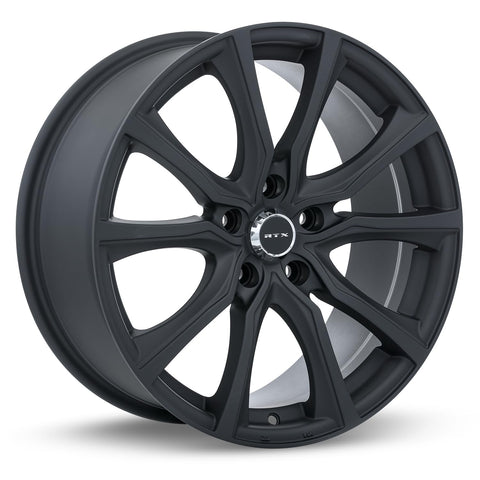 RTX Contour Custom Wheel - 16x7, 40 Offset, 5x114.3 Bolt Pattern, 73.1mm Hub - Matte Black Rim