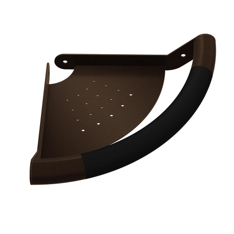 PULSE ShowerSpas 4003-ORB ErgoCornerBar Shelf, ADA Compliant, Soft-Grip, Oil-Rubbed Bronze