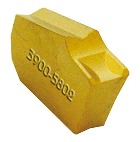 HHIP 6024-2003 C6 Grade TiN Coated Carbide Insert, GTN 3 Style, 0.12" Width