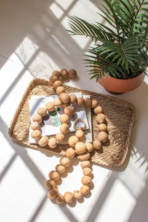 Kalalou Dried Gourd Ball Garland