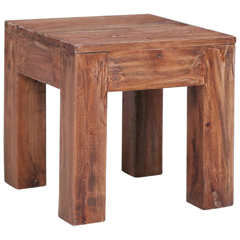 vidaXL Reclaimed Wood Coffee Table - Solid, Rustic, Handmade Square Side Table Ideal for Living Room and Lounge Areas