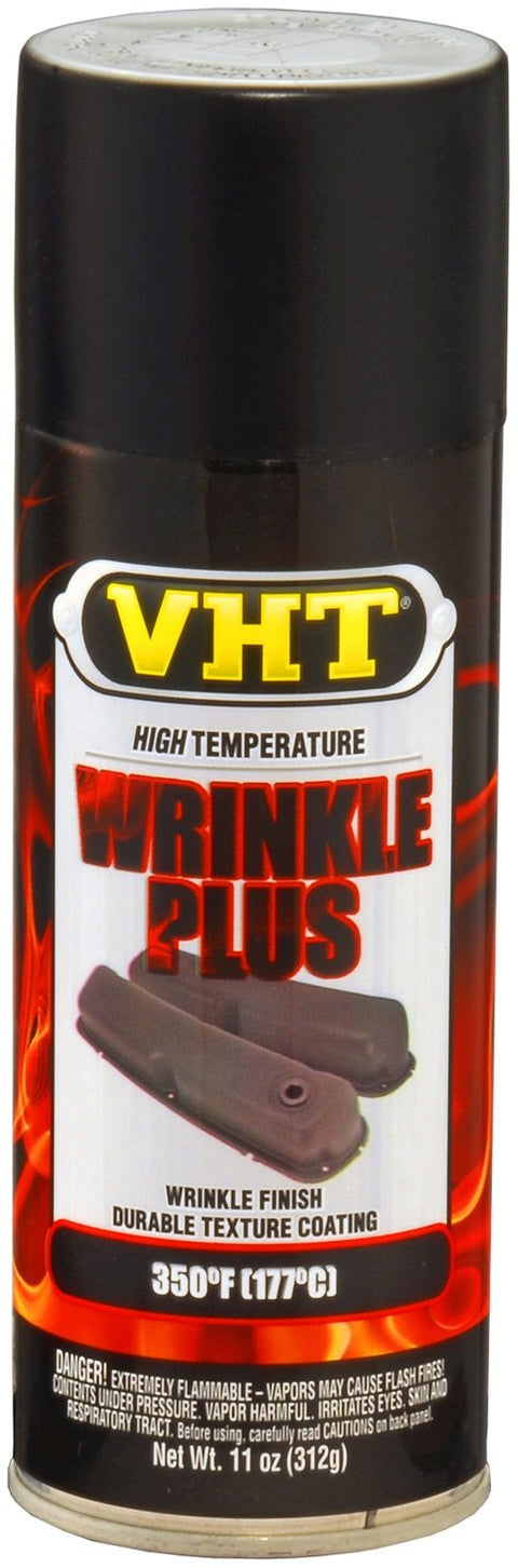 VHT SP201 High Temperature Wrinkle Plus Paint – Black Spray Paint - 11 oz Aerosol Can