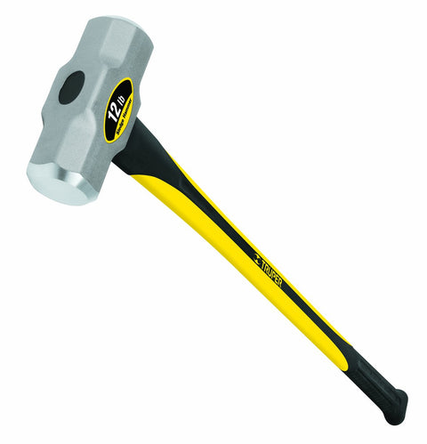 Truper 30931 36-Inch Sledge Hammer with Fiberglass Handle with Rubber Grip, 12-Pound