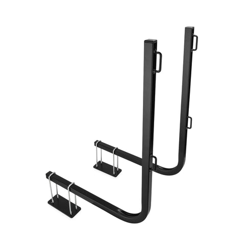 Camco Rhino RV Bumper Mount Tote Tank Holder - Features a Powder-Coated Steel Construction, Heavy-Duty Straps, and Fits Both 4-inch and 4-1/2-inch Bumpers (39010)