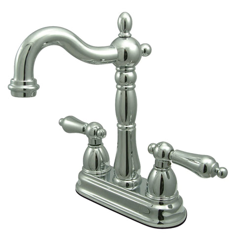 Kingston Brass KB1491AL Bar Faucet without Pop-Up Rod, 4-3/4", Polished Chrome