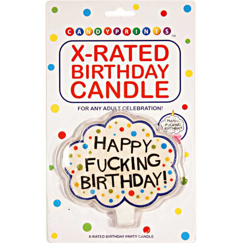 Candyprints X-Rated Birthday Candle
