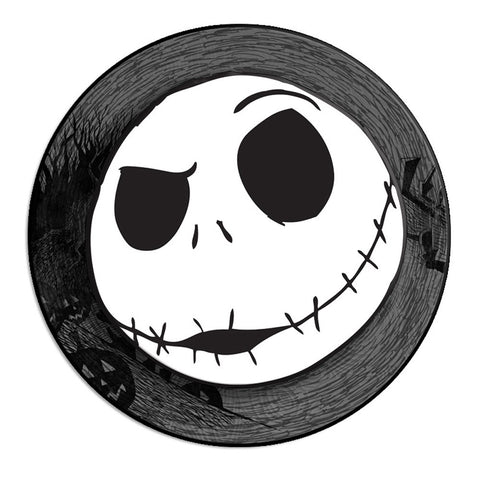 Silver Buffalo Disney The Nightmare Before Christmas Jack Skellington 3D Wall Wobbler Art, Hanging Sign Decor