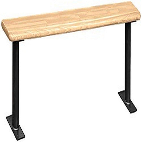 Wood Locker Bench - 48 Inches - Light Finish