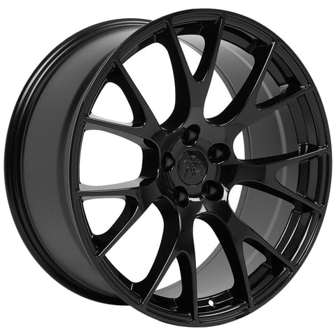 Tires OE Wheels LLC DG15-20090-5115-18B Gloss Black Wheel Painted (20 x 9. inches /5 x 115 mm, 18 mm Offs