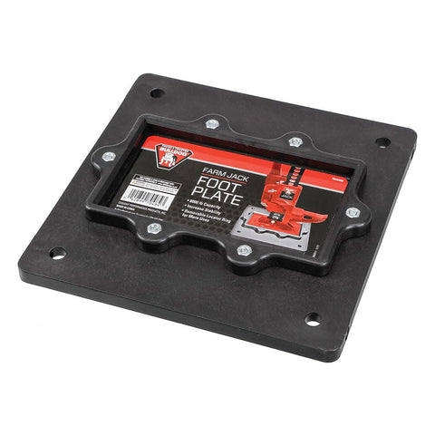 Reese Towpower 7048400 Farm Jack Foot Plate, Black, 10in. 10in. x 1in.