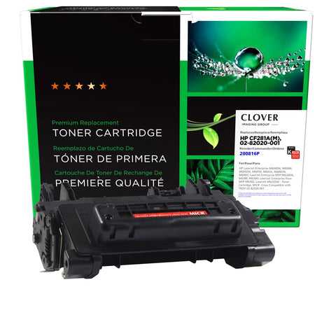 Clover Remanufactured MICR Toner Cartridge Replacement for HP CF281A, Troy 02-82020-001 | Black
