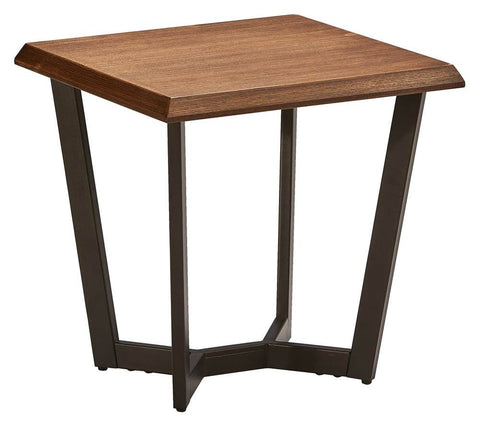International Caravan End Table in Canyon Oak Finish
