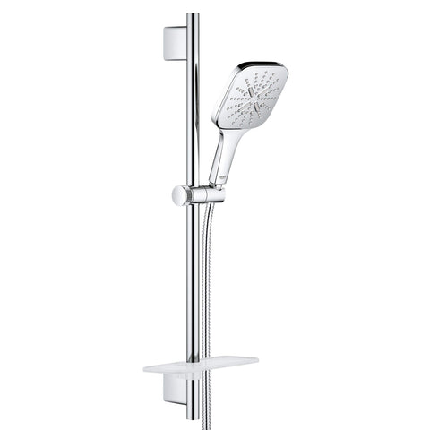 GROHE 26585000 Rainshower SmartActive 24" Shower Slide Bar Kit - 3 Sprays, 1.75 gpm, Starlight Chrome