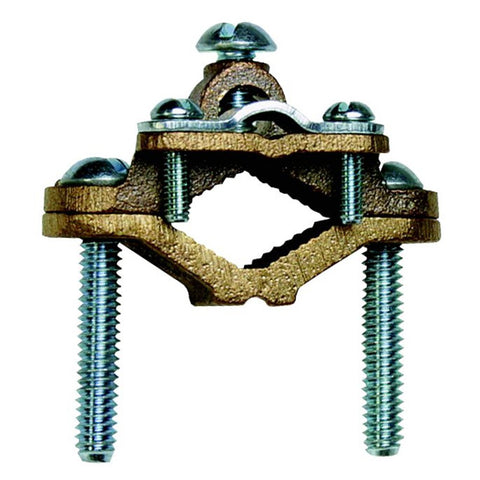 Sigma Electric, Bar Sigma Engineered Solutions Proconnex 41409 Ground Clamp Conduit Fitting for Armored Wire 1/2 to 1-Inch, 1-Pack, Size