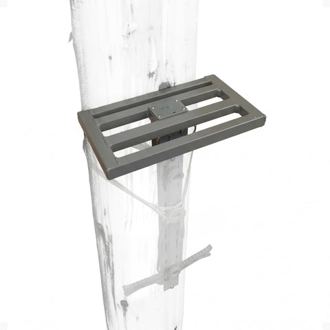 Hawk Small Platform, Lightweight Tree Stand Hunting Gear Mounts to Helium Sticks, Foot Rest for Mobile Hunters, Quiet Step, 10 x 6 Inch