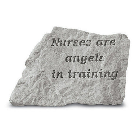 Nurses Are Angels Garden Accent Stone