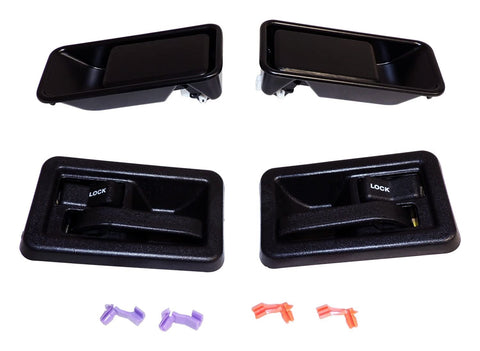 Crown Automotive Door Handle Kit, Black