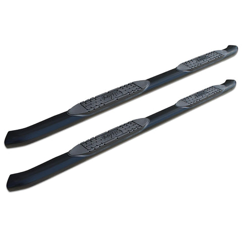 Raptor Series Nerf Bars Side Steps 5in Oval Black Curved for 15-22 Colorado/Canyon Extended Cab