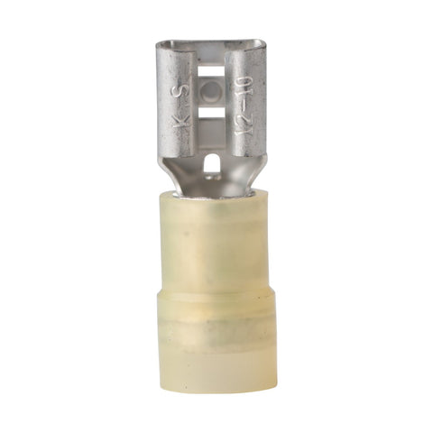 Ancor 230828 Marine Grade Electrical Nylon Insulated Double Crimp Funnel Entry Disconnects with Insulation Grip, Female, 12 to 10-Gauge, 4-Pack