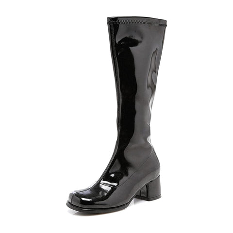 Ellie Shoes Women's Gogo Boot, Black, 7 M US