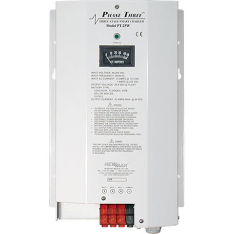 NEWMAR 12V 25 Amp Smart Battery Charger / NMR-PT-25W /