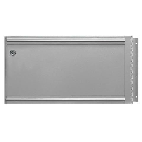 Salsbury Industries 2285 Rear Cover Locking for Aluminum Drop Box with 2 Keys