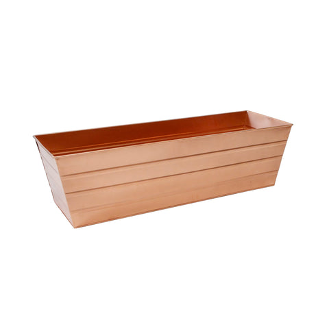 Achla Designs Copper Plated Flower Box, Large